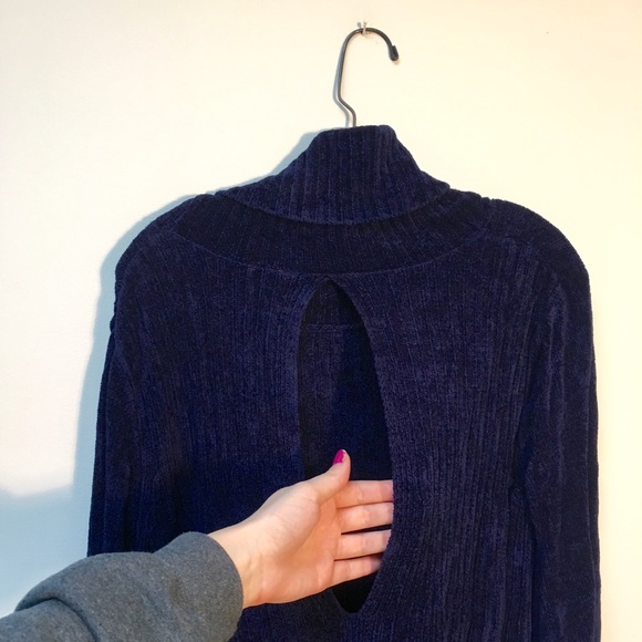 Free People Navy Turtleneck Tunic - Picture 5 of 5